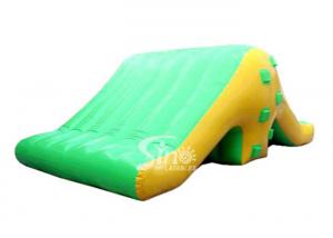 China Airtight pool edge inflatable ramp slide for kids and adults pool parties toys equipment on sale
