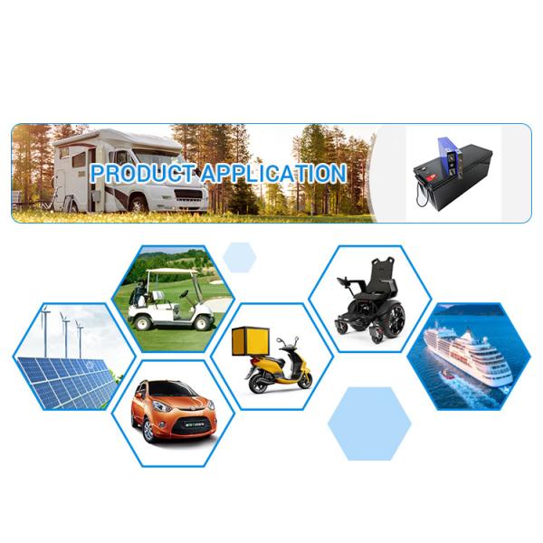 Led Street Light 12V 100Ah Solar Storage System Lifepo4 Battery 100ah