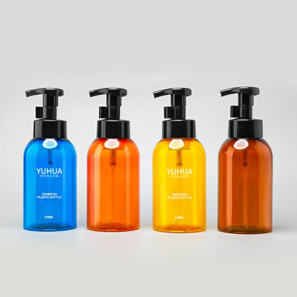 420ml Plastic Pump Bottle Sprayer PCR for Hand Washing Shampoo packaging