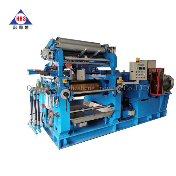 45KW 560x1000mm Xk450/560/610/660 Two Roll Open Mixing Mill Machine With Stock Blender High Efficiency
