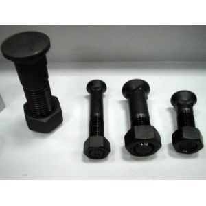 China Excavator Shoe Grouser Track Bolts And Nuts 4F3646 2A3223 on sale