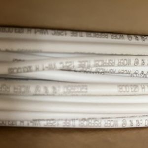 2.5mm 2/1 White Heat Shrink Sleeving Flexible Fire Retardant Tubing
