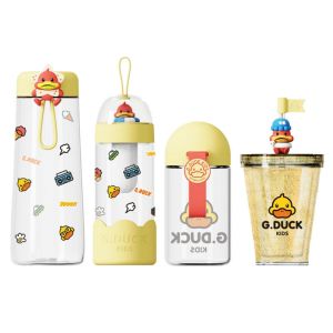 Personalized 500ml Glass Drinking Bottles Juice Fruit Lockable Infuser Bottle