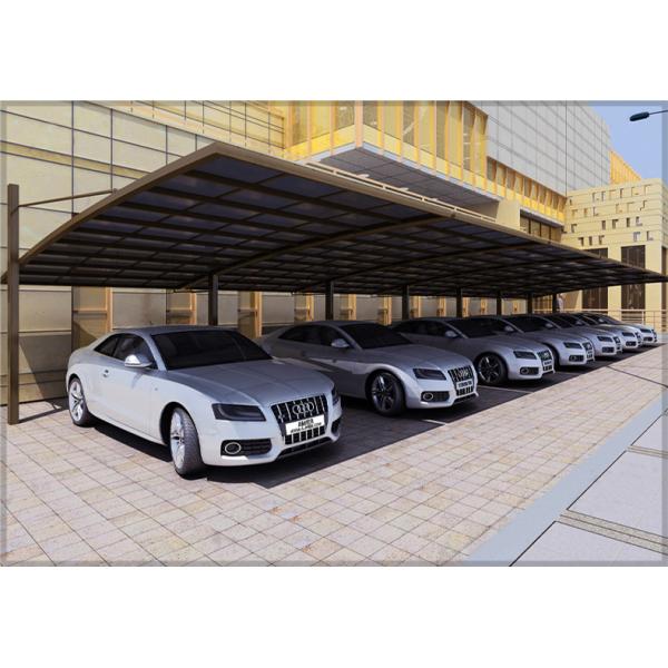 Cantilevered Rain Shed Aluminum Canopy Carport Anodized