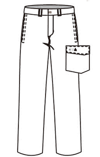 IEC61482 Fire Retardant Workwear , Molten Metal Fire Retardant Work Pants