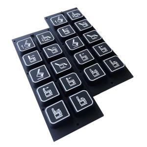 Quality Patient Transfer Chair Lift Silicone Panel Keyboard Old Man/Woman Pump Chair Gas Lift Rubber Panel Keypad for sale