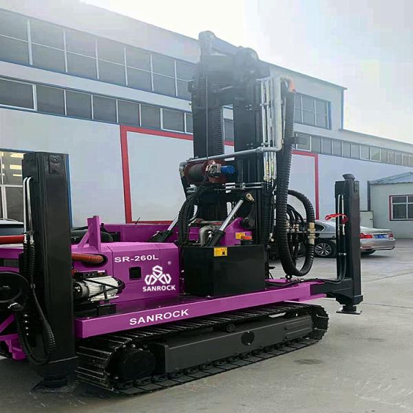 78kw Diesel Water Well Drill Rig Hydraulic Rotary Borehole Portable Water Drilling Rig