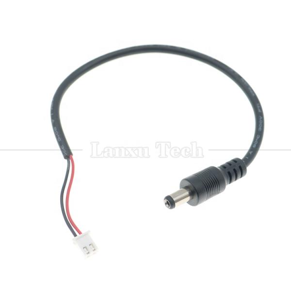 Customized Wire Harness 5.5x2.1mm Male DC Barrel Jack to JST XH Female Connector Cable