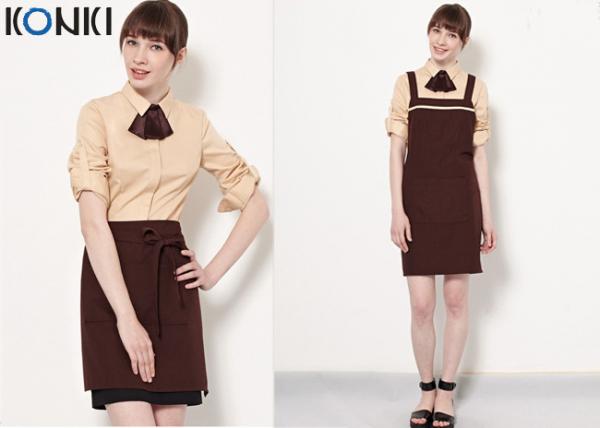 Buy Coffee Shop Fine Dining Restaurant Uniforms With High - End Suit at wholesale prices