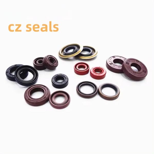 NBR FKM Acm Silicone PTFE Shaft Bearing High Pressure Rubber Oil Seal customized color