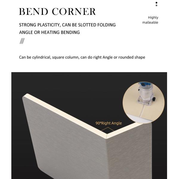 PVC Decorative Metal Bamboo Charcoal Fibre Board Panel Moistureproof