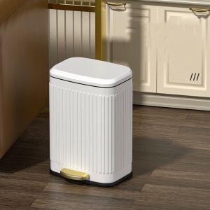 Wholesale Commerical 13 Gallon Bathroom Metal Step Trash Cans