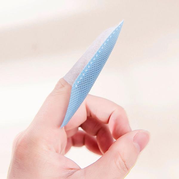 Mint Textured Teeth Wipes Disposable Teeth Cleaning Wipes For Adults