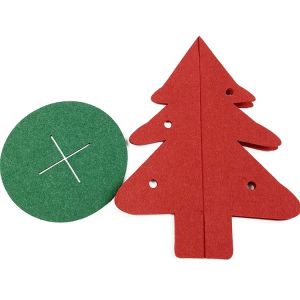 Buy cheap Small DIY Eco Friendly 22*16cm Christmas Tree Ornaments from wholesalers