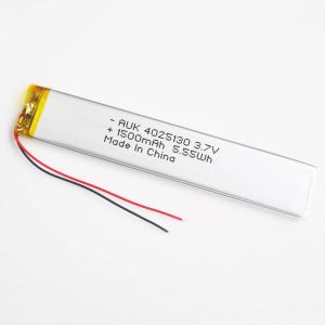 Quality OEM Custom LiPo Battery 3.7v 1500mah Rechargeable 103048 4025130 for sale