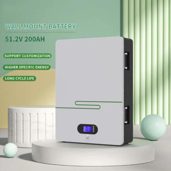 Buy 10KWH Wall Mounted Solar Battery Rechargeable Solar Lithium Lifepo4 Battery at wholesale prices