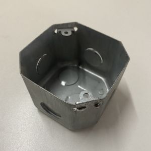 China Silver Waterproof Cast Iron Electrical Junction Box Metal Terminal Box Customized on sale