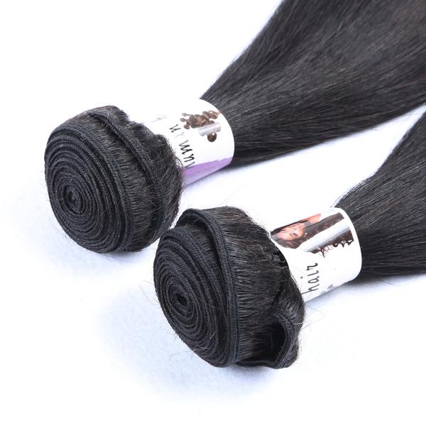 9A Grade Natural Unprocessed Brazilian Human Hair Silky Straight Double Drawn Bundls