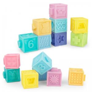 Quality Silicone Baby Toys Building Block For 0-12 Months Age Range Customized Color for sale