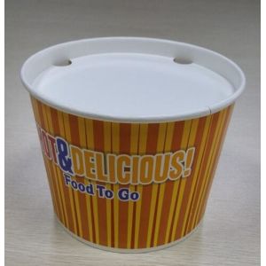 Quality Logo Customized Chicken Bucket Take Out Containers , Disposable Lunch Boxes for sale