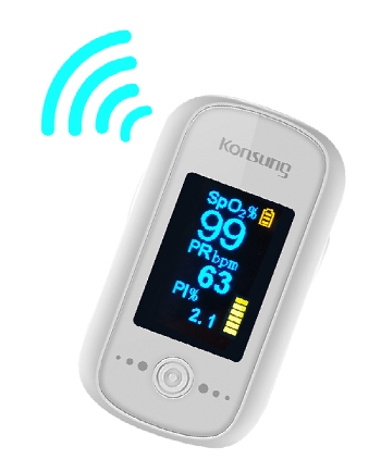 0.96" TFT Screen Visual Alarm Pediatric SPO2 Digital Pulse Oximeter Fingertip With Sound