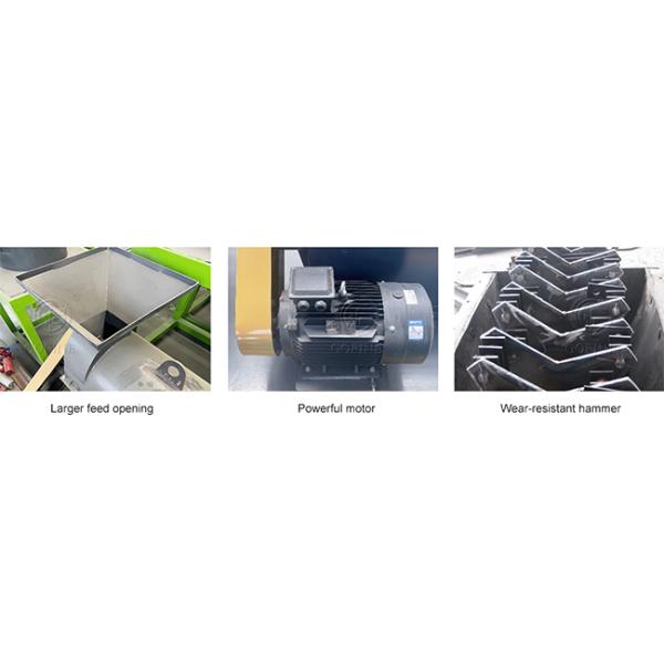 2-4 t/h Impact Vegetables Wet Manure Grinding Fertilizer Crusher Machine