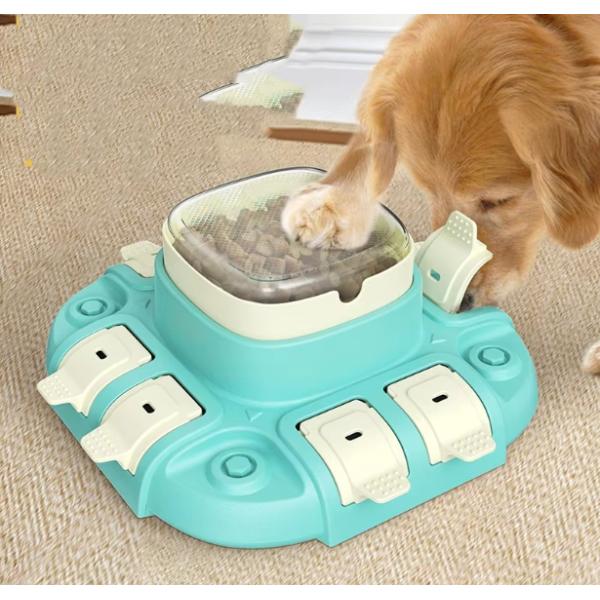 Multi Functional Dog Puzzle Bowl Customized Maze Dog Bowl Sustainable