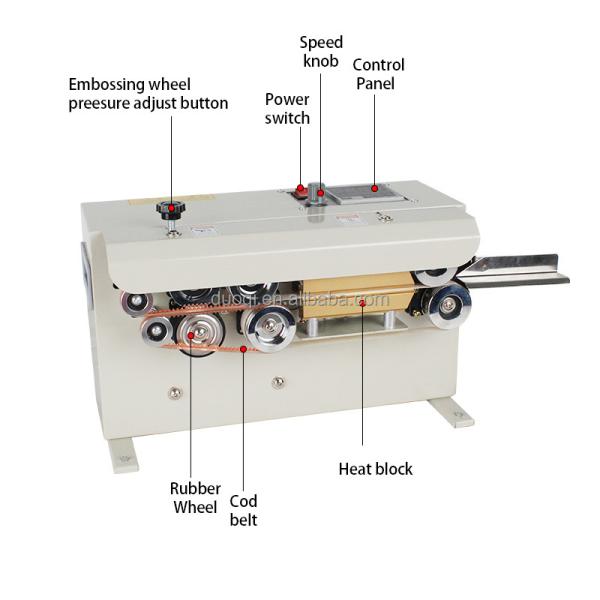 Automatic Industrial Plastic Bag Sealer Machine Electric Driven Type Eco-Friendly