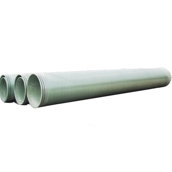 Cross Wound Smooth FRP Round Tube Corrosion Resistant Fiberglass Pipe