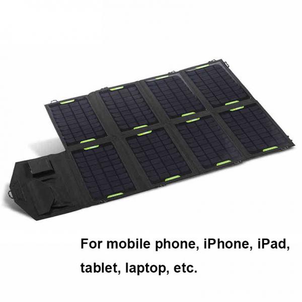 Buy 28W Solar Laptop Charger Foldable Folding Solar Panel Portable Solar Panel Charger for Mobile Phone iPhone iPad Camera at wholesale prices