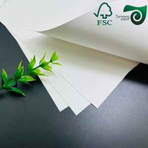 Quality FSC 200gsm Virgin White Kraft Paper Rolls 24&quot; 35&quot; Perfect For Making Paper Bags for sale
