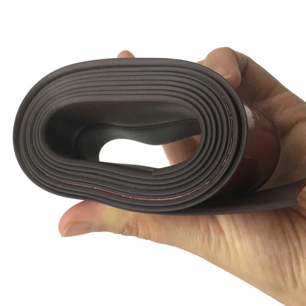 Interior Wooden Doors Seal Strip Door Sweep Draft Stopper with Adhesive Tape Extrusion