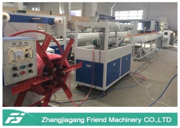 Buy Energy Saving Plastic Pipe Machine Hose Production Line With Single Screw Extruder at wholesale prices
