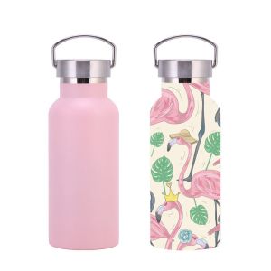 Quality Double Layer 18/8 Stainless Steel Water Bottles Customized Logo for sale