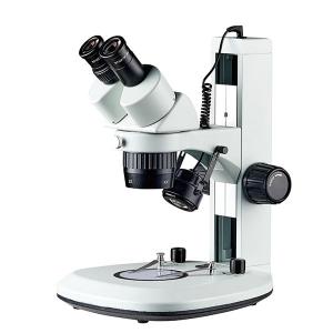 Quality dual power dissecting microscope track stand binocuar eyepiece two mangification upper and lower lighting for sale