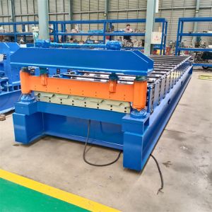 Customized Metal Color Steel Galvanized Trapezoidal IBR 6 Rib Roof Panel Roll Forming Machine