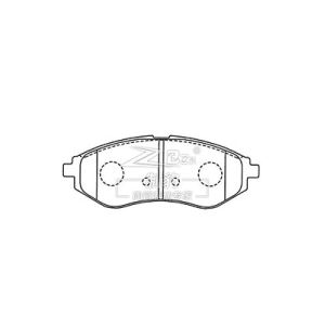Quality Chevrolet Lova Ceramic Brake Pad D1269 96534653 Front Ceramic Pads for sale