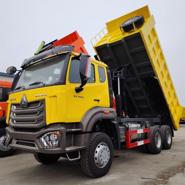 EURO 5 Sinotruk Howo 6x4 Dump Truck 380hp 1500Nm-2000Nm Torque