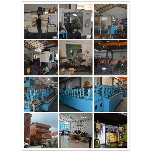 Siemens PLC Control Carbon Steel Tube Making Machine HH32 Tube Mill With Round Tube O.D. 8-32mm