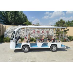 Quality Lightweight 100Ah Electric Sightseeing Car With Emergency Braking for sale