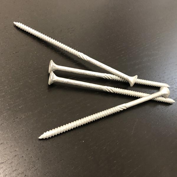 150 mm Batten Screws Bugle Head Hex Stocket Drive With 4 Ribs & Fast Thread & Type 17 Mirror Polished Deck Screws