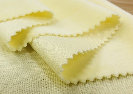 210GSM 100% Polyester Microfiber Velvet Fabric for Accessories- Cream