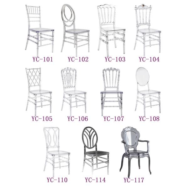 Wedding Party Crystal Napoleon Chair With Wolesale Price (YC-107)