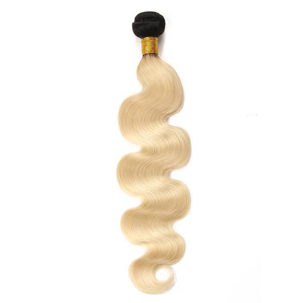 1b 613 Blonde Body Wave Indian Human Hair Bundles Grade 7A Virgin Hair