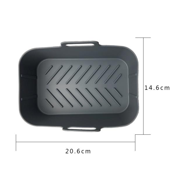 Multifunctional Silicone Kitchen Tool Rectangle Air Fryer Liner Reusable