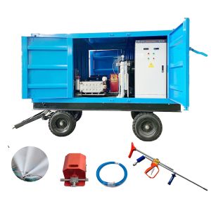 Quality Industrial Heat Exchanger Pipeline Cleaning Equipment Water Jet Cleaning Machine for sale