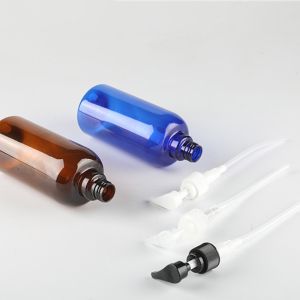 Quality Spiral Plastic Cosmetic Tubes Round Long Neck 500ML for sale