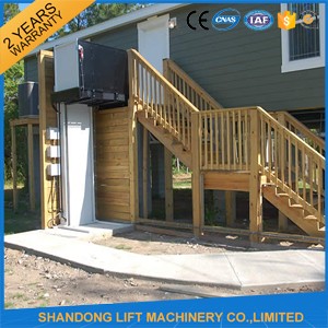 Outdoor Wheelchair Lift Electric Disabled Lift for Elder with 6m 250kgs
