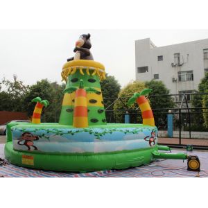 Commercial Grade Inflatable Rock Climbing Wall / Monkey Jungle Inflatable