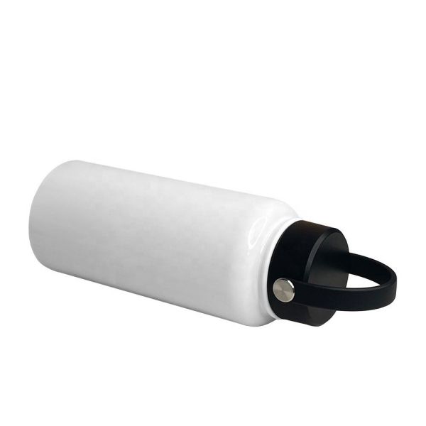 Double Wall Blank Sublimation Tumblers Vacuum Insulated 304 Stainless Steel Water Bottle Wide Mouth Flask